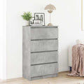 Sideboard Betongrau 60x35x98,5 cm Holzwerkstoff
