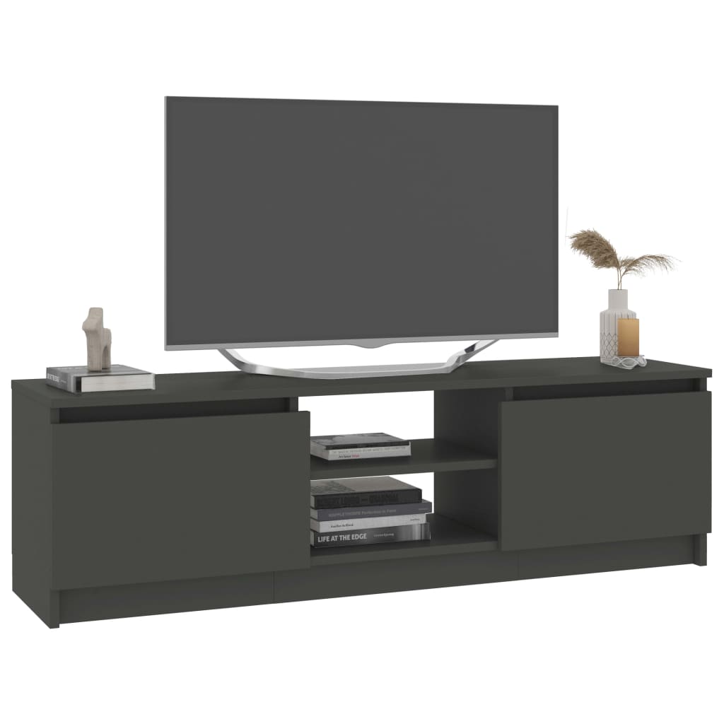 TV-Schrank Grau 120×30×35,5 cm Holzwerkstoff
