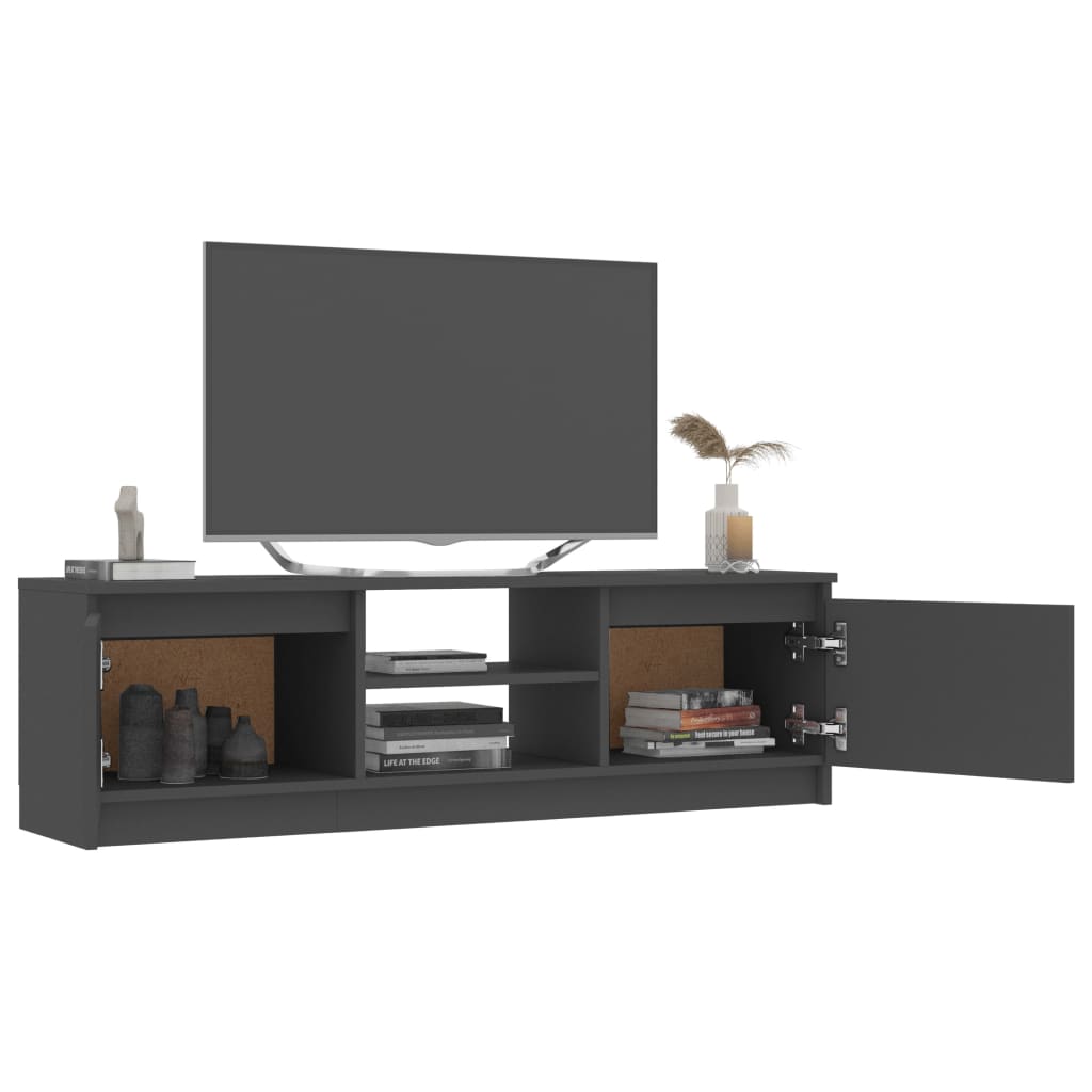 TV-Schrank Grau 120×30×35,5 cm Holzwerkstoff