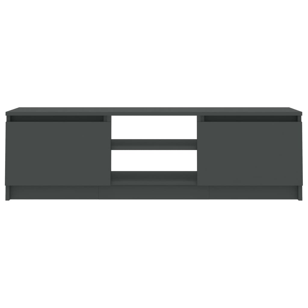 TV-Schrank Grau 120×30×35,5 cm Holzwerkstoff