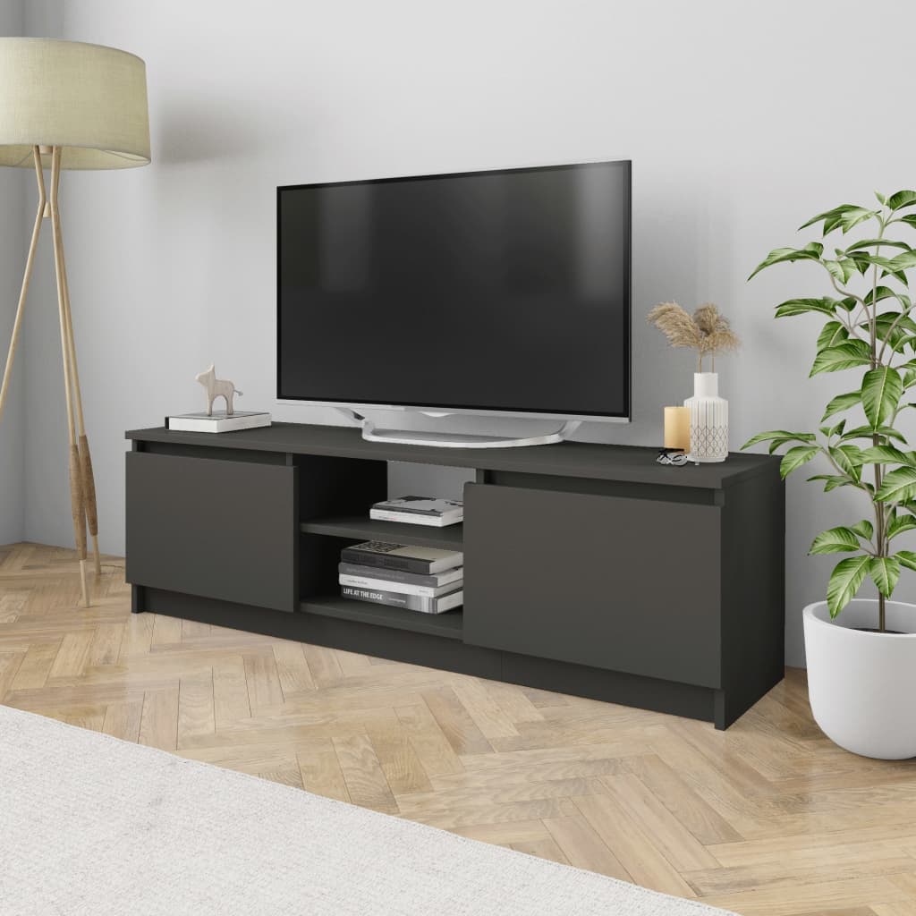 TV-Schrank Grau 120×30×35,5 cm Holzwerkstoff