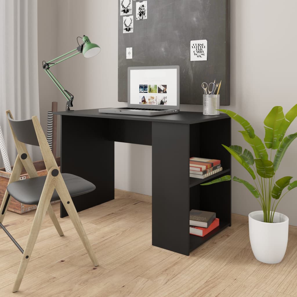 Schreibtisch Schwarz 110x60x73 cm Holzwerkstoff