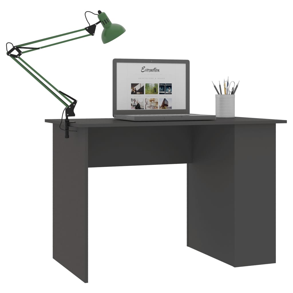 Schreibtisch Grau 110x60x73 cm Holzwerkstoff