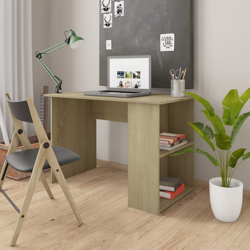 Schreibtisch Sonoma-Eiche 110x60x73 cm Holzwerkstoff