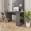 Schreibtisch Hochglanz-Grau 110x60x73 cm Holzwerkstoff