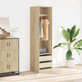 Kleiderschrank mit Schubladen Sonoma-Eiche 50x50x200 cm