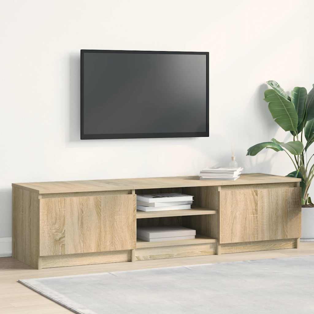 TV-Schrank Sonoma-Eiche 140x40x35,5 cm Holzwerkstoff