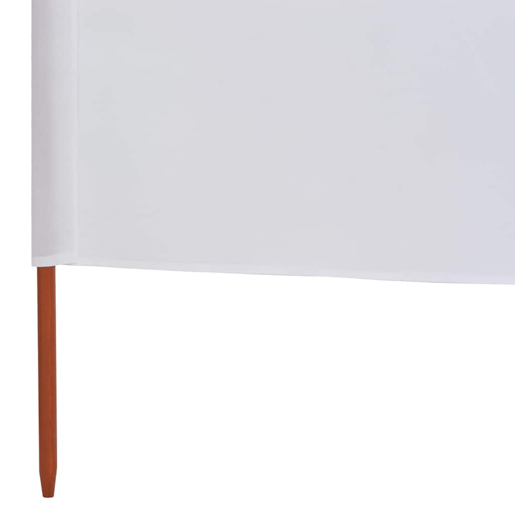 9-teiliges Windschutzgewebe 1200 x 80 cm Sandweiß