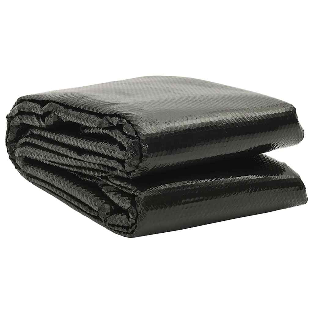 Poolabdeckung Schwarz 260x160 cm PE
