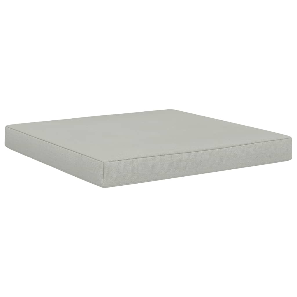 Palettenkissen 60x61,5x6 cm Beige Stoff