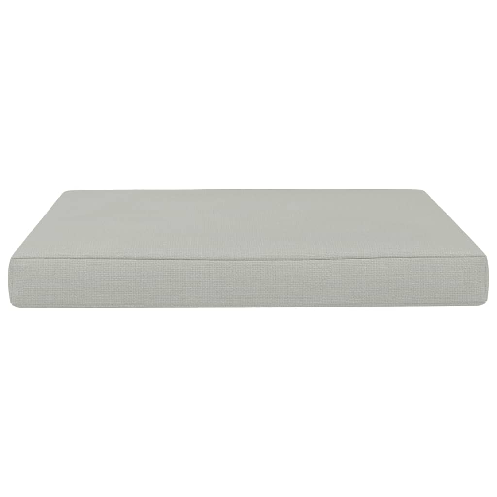 Palettenkissen 60x61,5x6 cm Beige Stoff