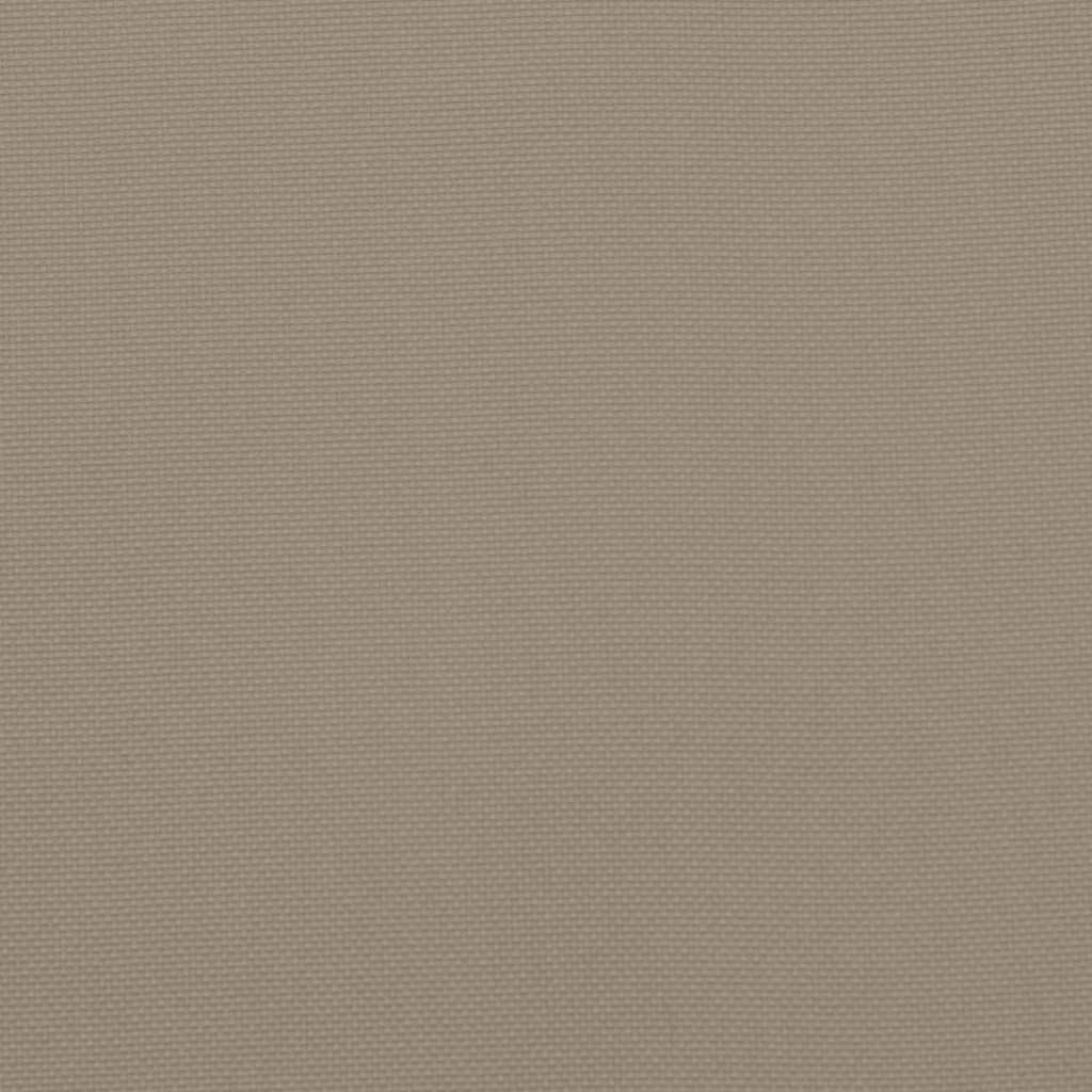 Palettenkissen Taupe 60x61,5x10 cm Stoff