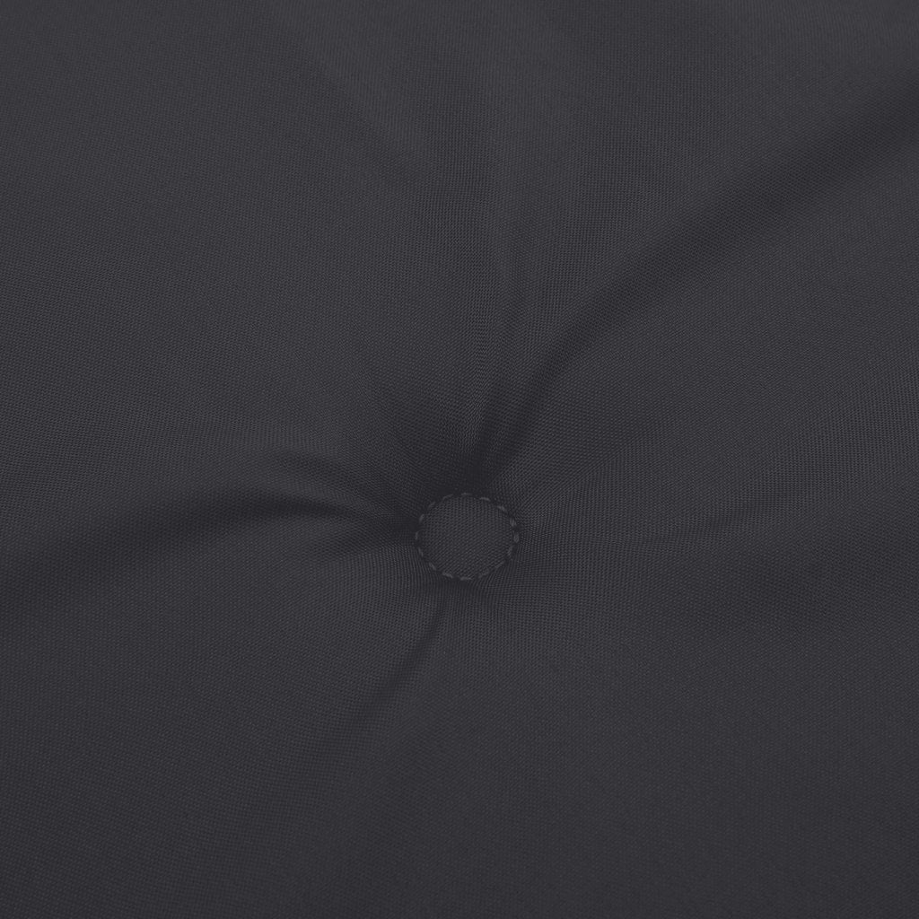 Gartenstuhlauflagen für Hochlehner 4 Stk. Schwarz 120x50x3 cm