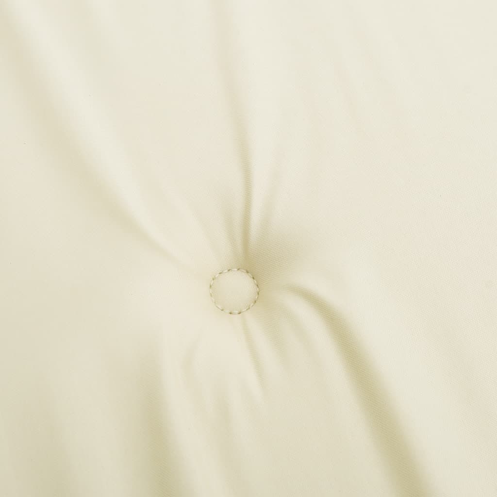 Gartenstuhlauflagen für Niedriglehner 2 Stk. Creme 100x50x3 cm