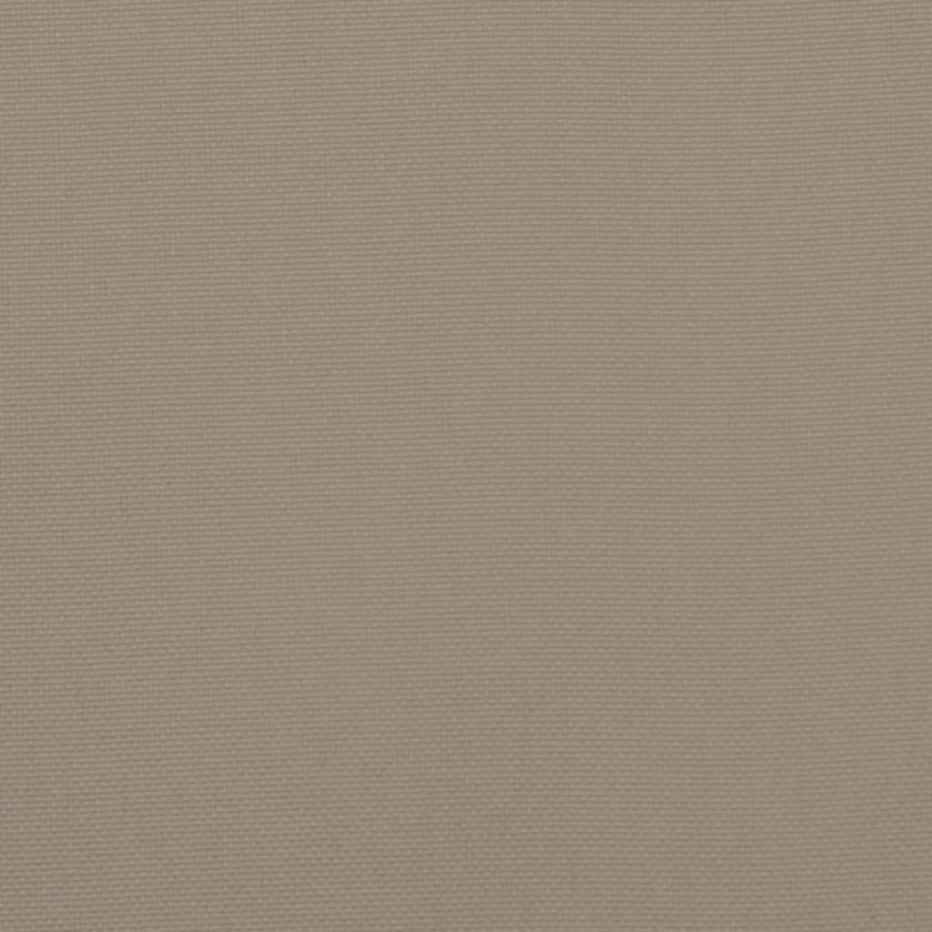 Gartenstuhlauflagen für Niedriglehner 2 Stk. Taupe 100x50x3 cm
