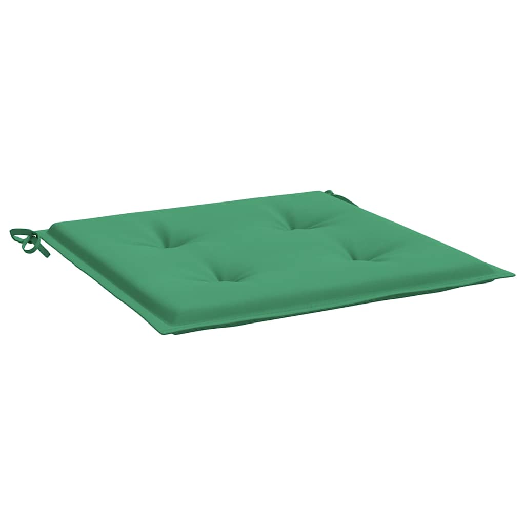 Gartenstuhl-Kissen 4 Stk. Grün 40x40x4 cm Oxford-Gewebe