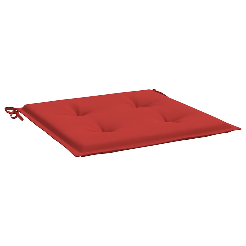 Gartenstuhl-Kissen 4 Stk. Rot 40x40x4 cm Oxford-Gewebe