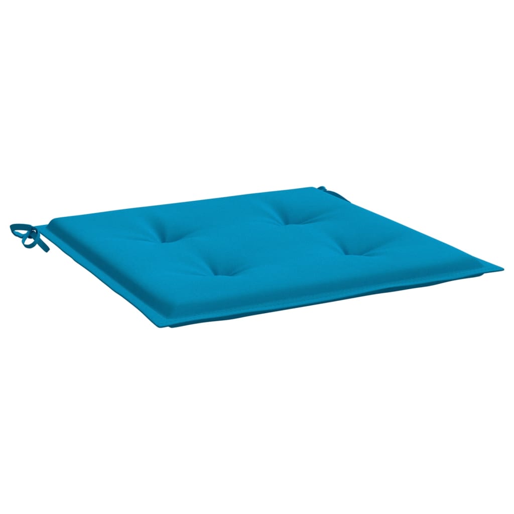 Gartenstuhl-Kissen 2 Stk. Blau 50x50x4 cm Oxford-Gewebe