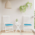 Gartenstuhl-Kissen 2 Stk. Blau 50x50x4 cm Oxford-Gewebe
