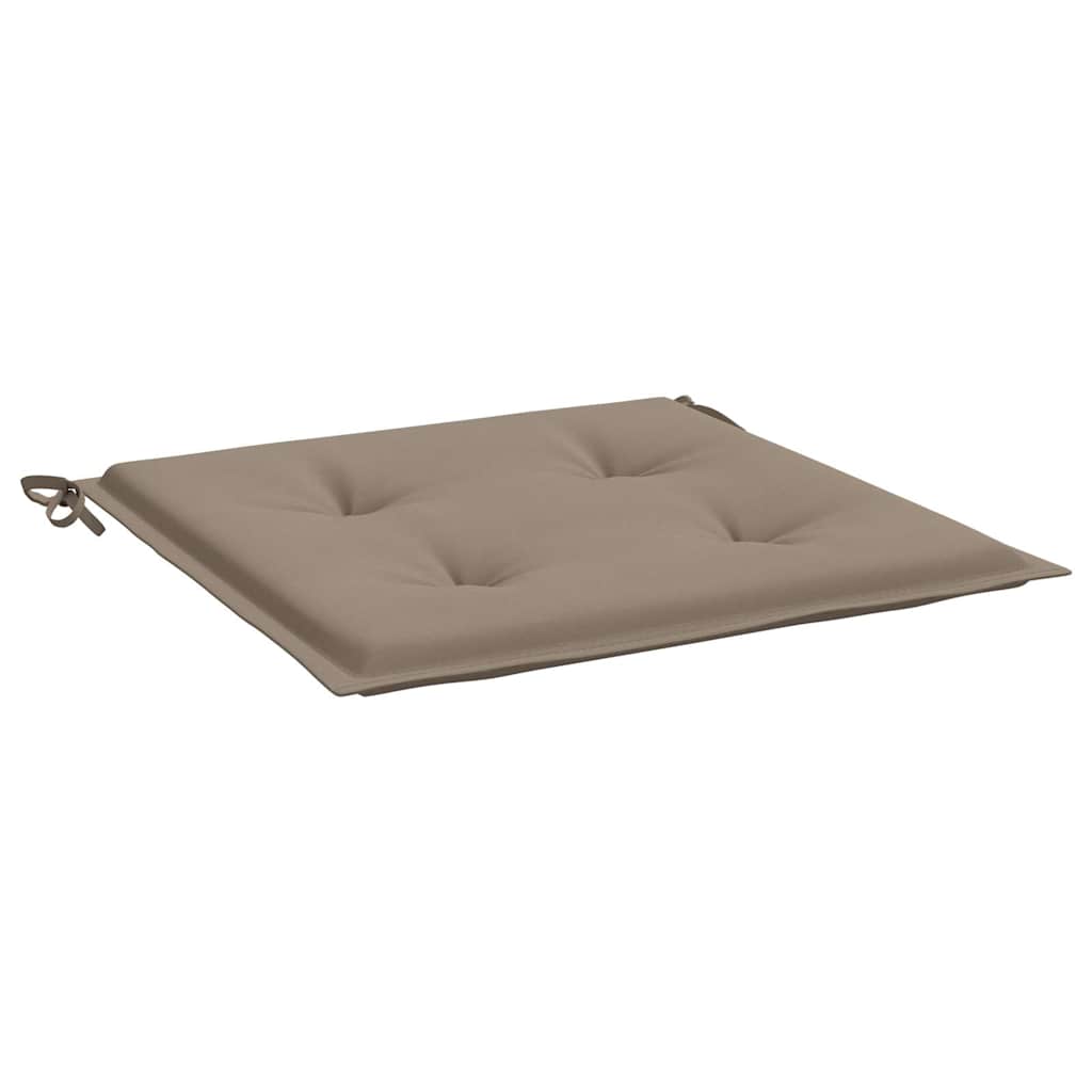 Gartenstuhl-Kissen 2 Stk. Taupe 50x50x4 cm Oxford-Gewebe
