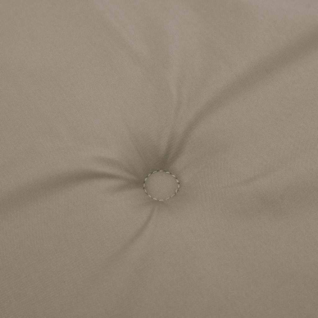 Gartenstuhl-Kissen 2 Stk. Taupe 50x50x4 cm Oxford-Gewebe