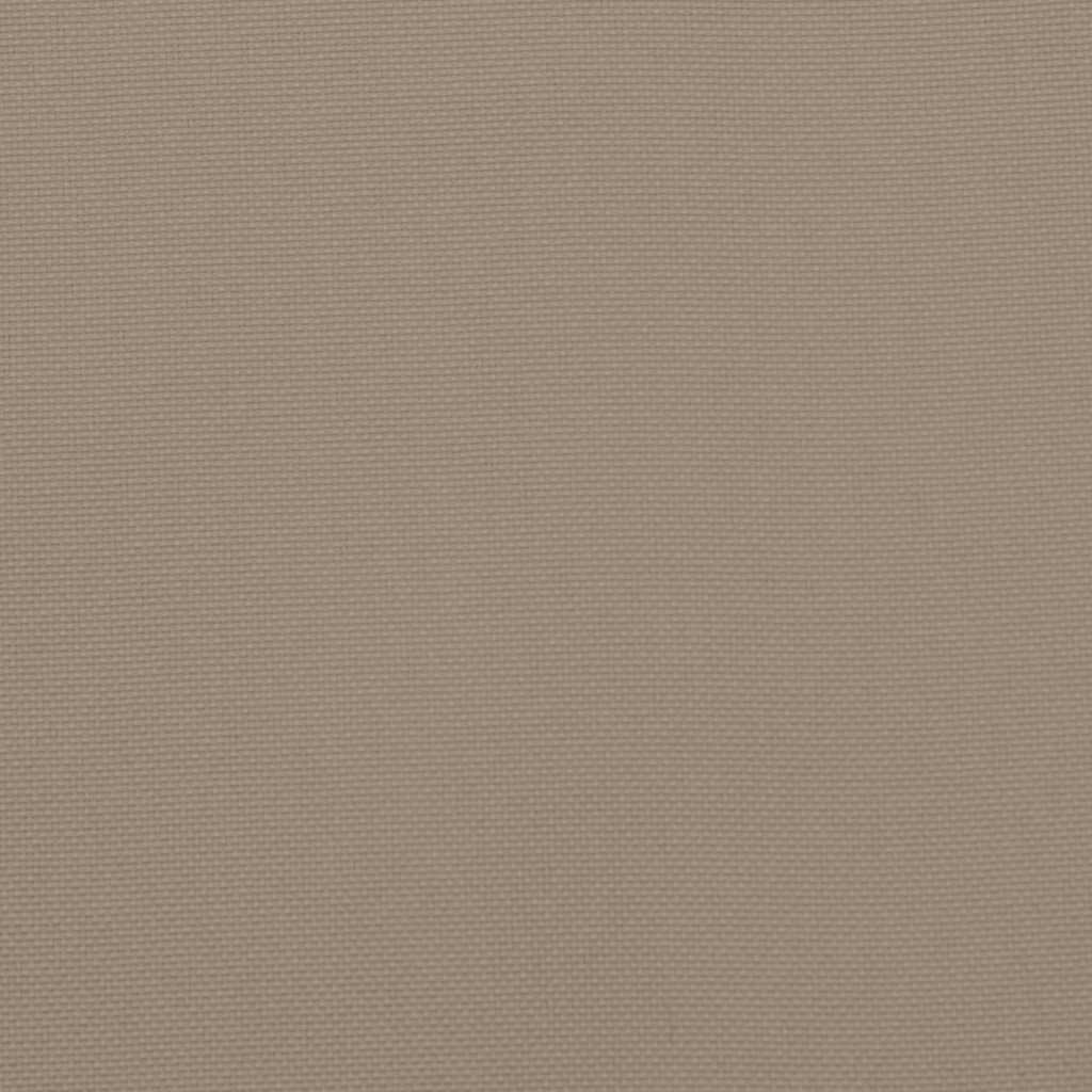 Gartenstuhl-Kissen 2 Stk. Taupe 50x50x4 cm Oxford-Gewebe