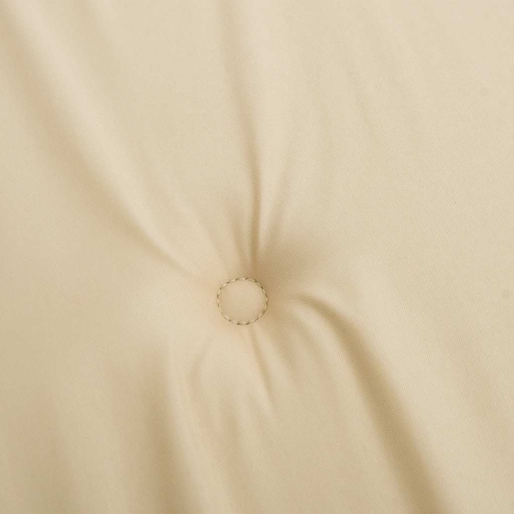 Gartenstuhl-Kissen 2 Stk. Beige 50x50x4 cm Oxford-Gewebe