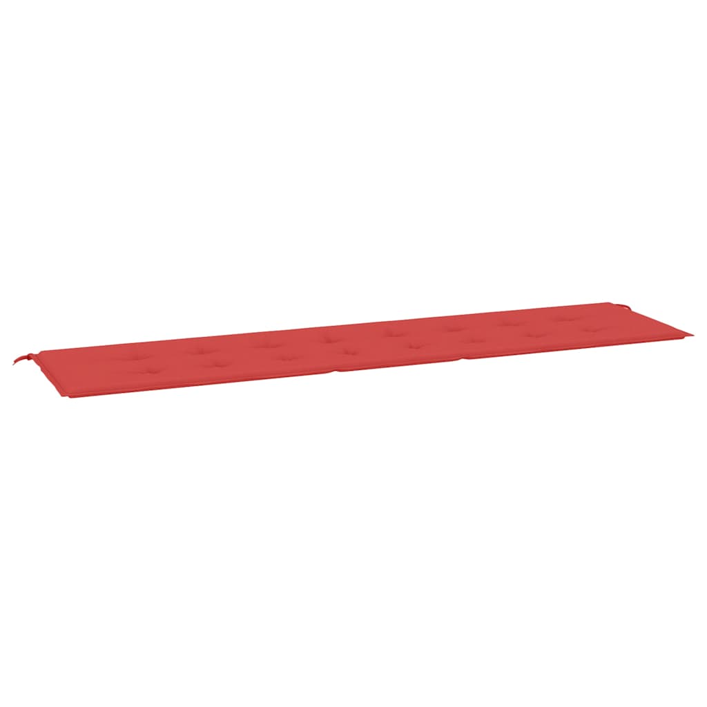 Gartenbank-Auflage Rot 200x50x4 cm Oxford-Gewebe