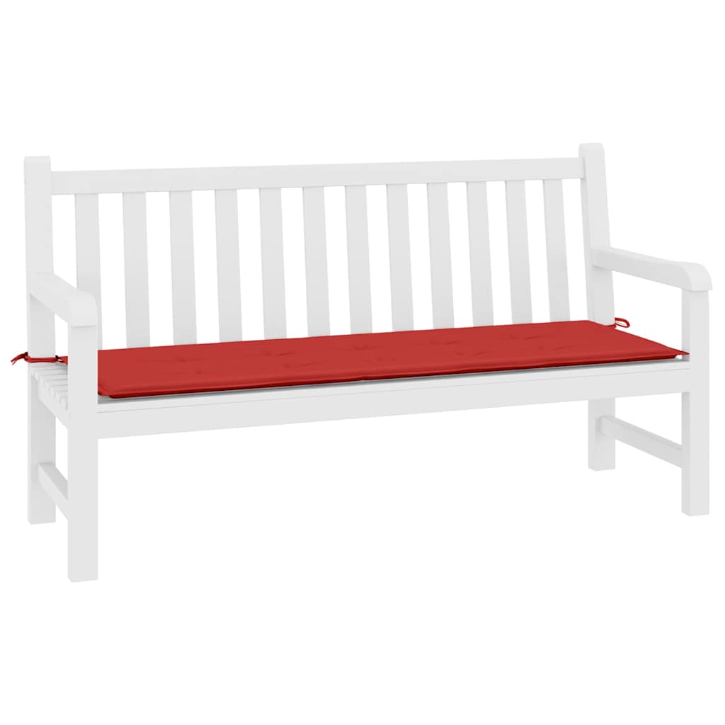 Gartenbank-Auflage Rot 200x50x4 cm Oxford-Gewebe