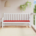Gartenbank-Auflage Rot 200x50x4 cm Oxford-Gewebe