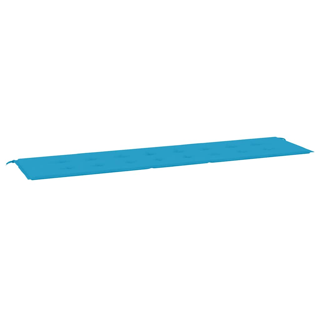 Gartenbank-Auflage Blau 200x50x3 cm Oxford-Gewebe