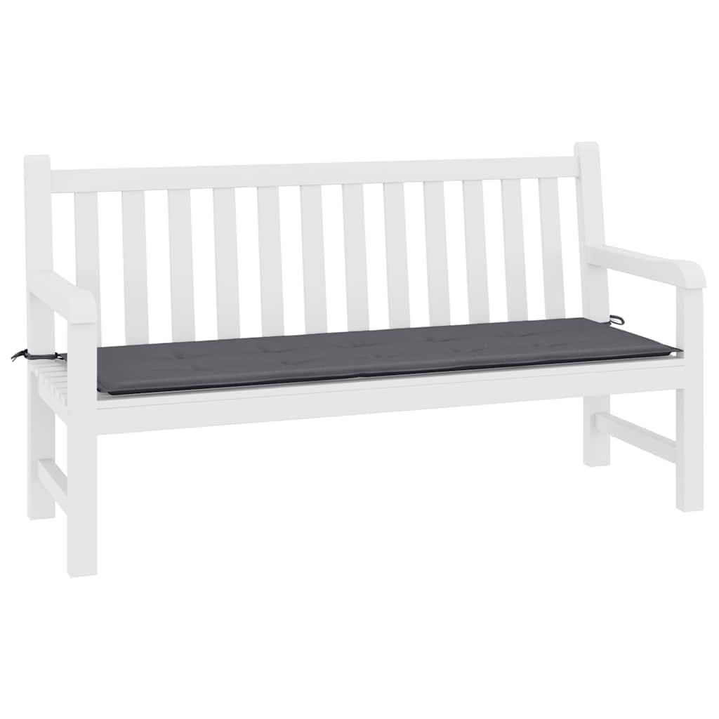 Gartenbank-Auflage Anthrazit 200x50x4 cm Oxford-Gewebe
