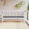 Gartenbank-Auflage Schwarz 200x50x4 cm Oxford-Gewebe