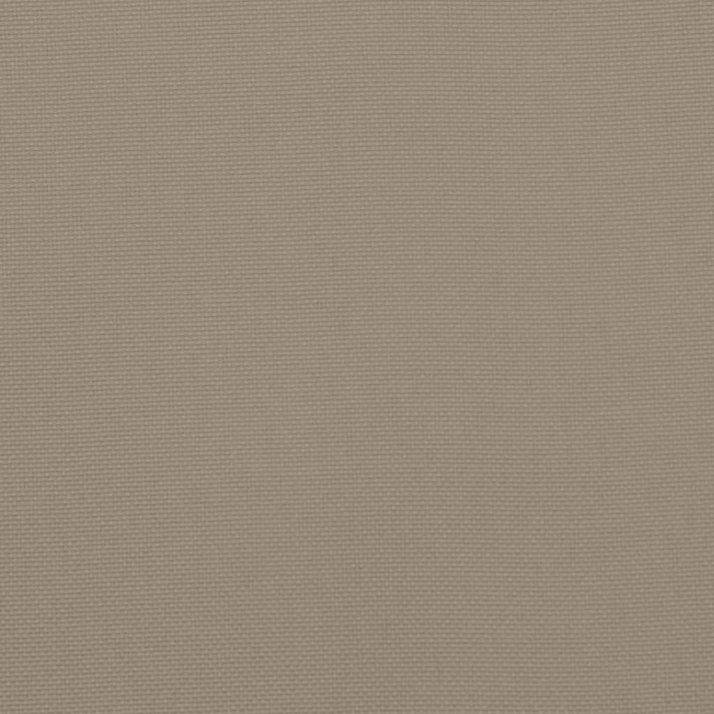 Gartenbank-Auflage Taupe 200x50x4 cm Oxford-Gewebe