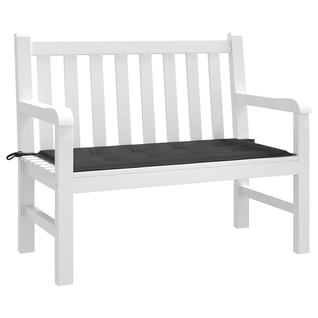 Gartenbank-Auflage Schwarz 100x50x4 cm Oxford-Gewebe