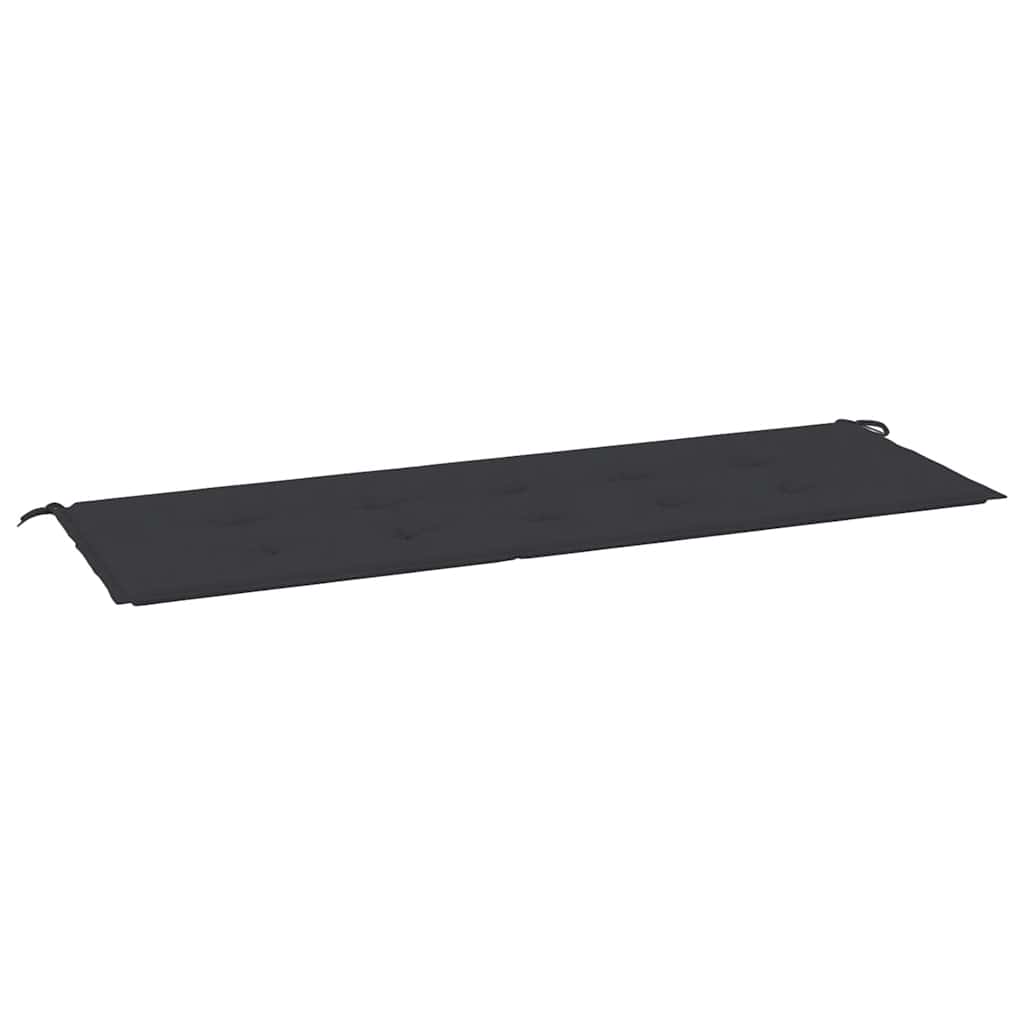 Gartenbank-Auflage Schwarz 150x50x4 cm Oxford-Gewebe