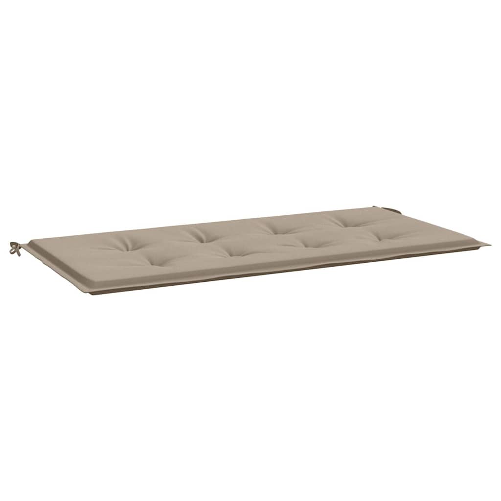 Gartenbank-Auflage Taupe 120x50x4 cm Oxford-Gewebe