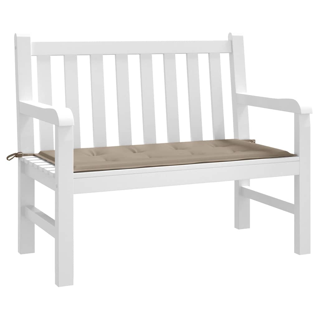 Gartenbank-Auflage Taupe 120x50x4 cm Oxford-Gewebe