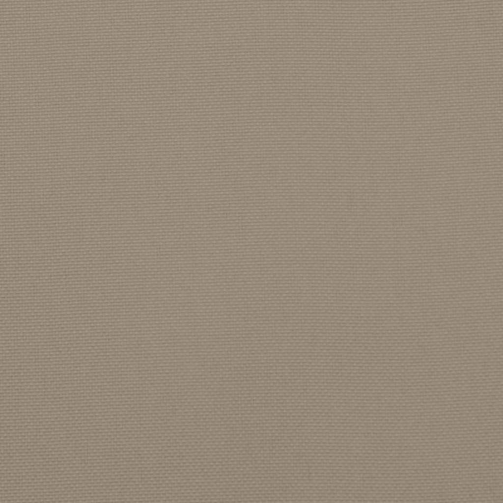 Gartenbank-Auflage Taupe 120x50x4 cm Oxford-Gewebe