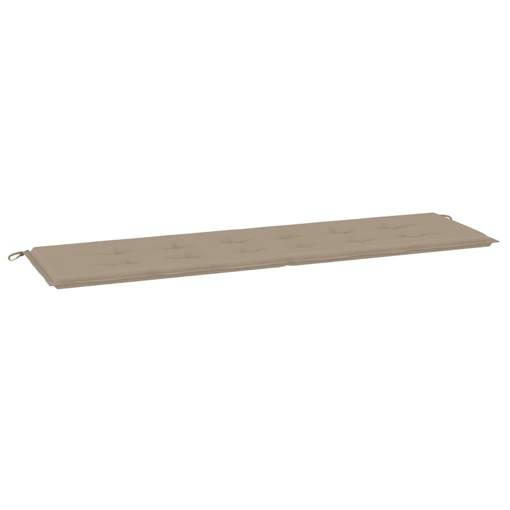 Gartenbank-Auflage Taupe 180x50x4 cm Oxford-Gewebe