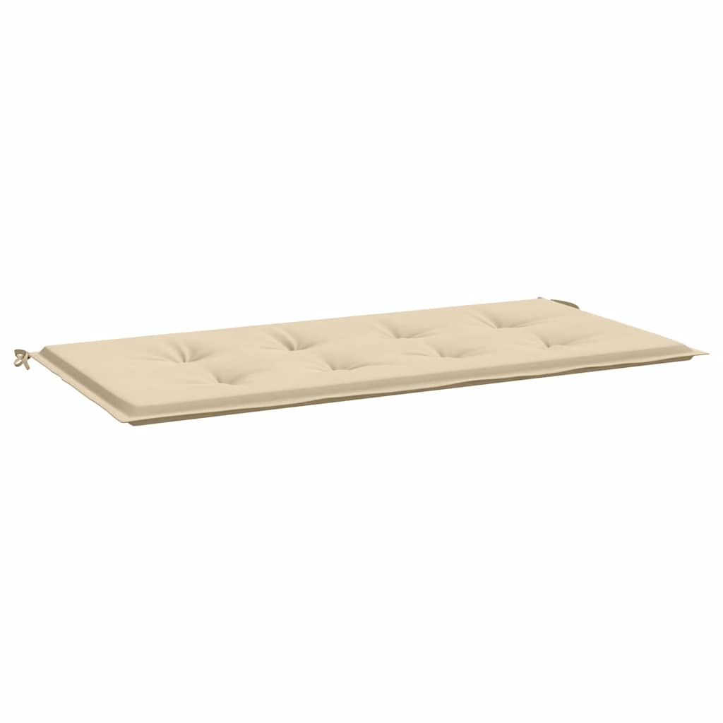 Gartenbank-Auflage Beige 100x50x4 cm Oxford-Gewebe