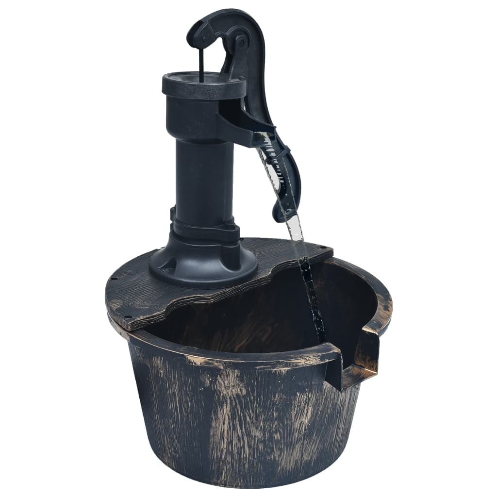 Gartenbrunnen mit Pumpe