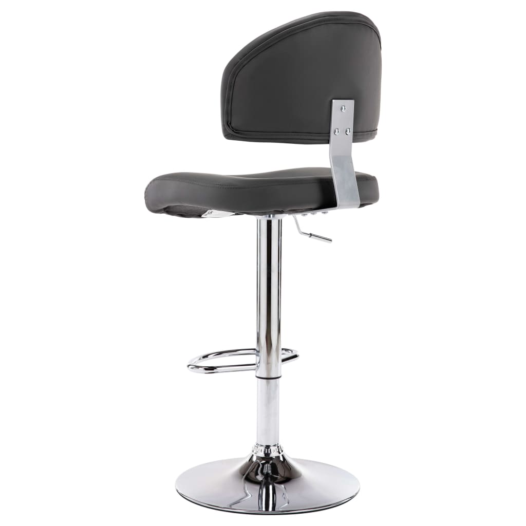 Barhocker Grau Kunstleder