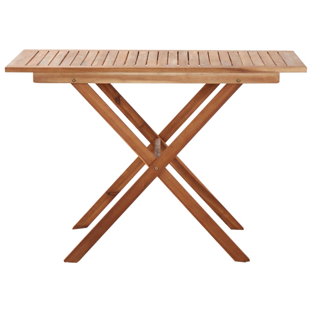 Gartentisch 110x67x74 cm Massivholz Akazie