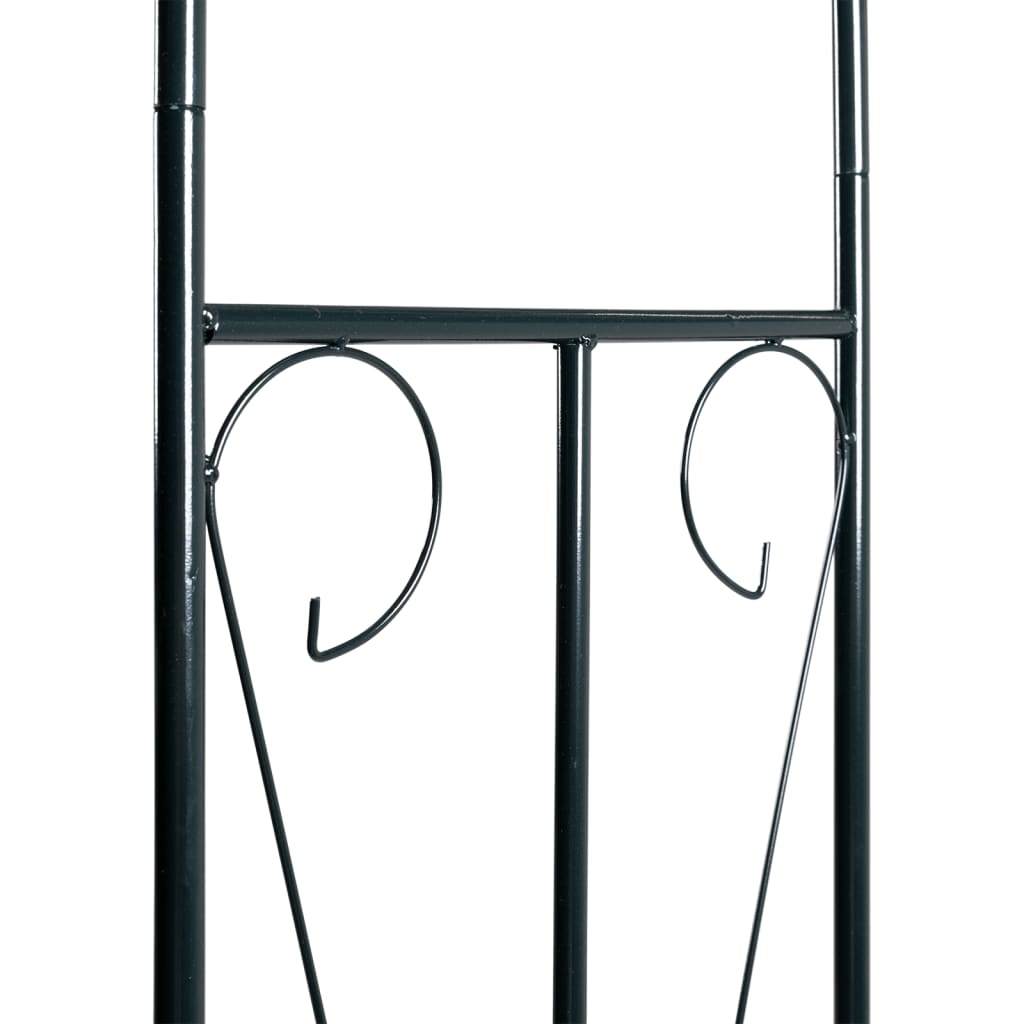 Rosenbogen Dunkelgrün 142x37x275 cm Eisen