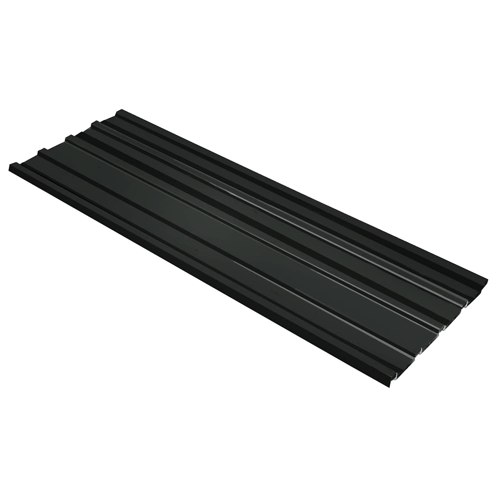 Dachpaneel 12 pcs Anthrazit 129 x 45 cm Verzinkter Stahl