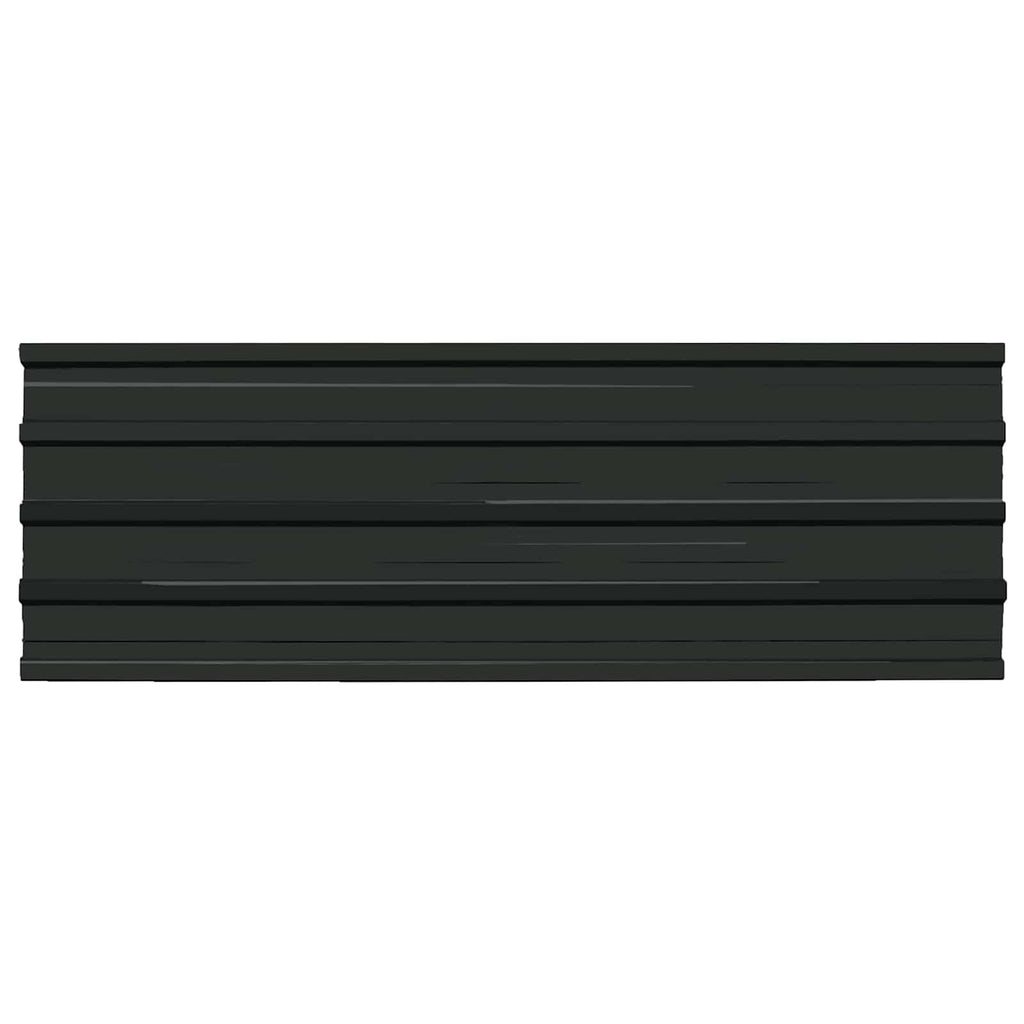 Dachpaneel 12 pcs Anthrazit 129 x 45 cm Verzinkter Stahl