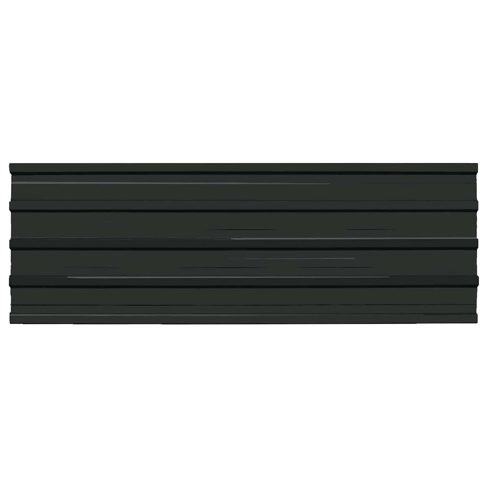 Dachpaneel 12 pcs Anthrazit 129 x 45 cm Verzinkter Stahl