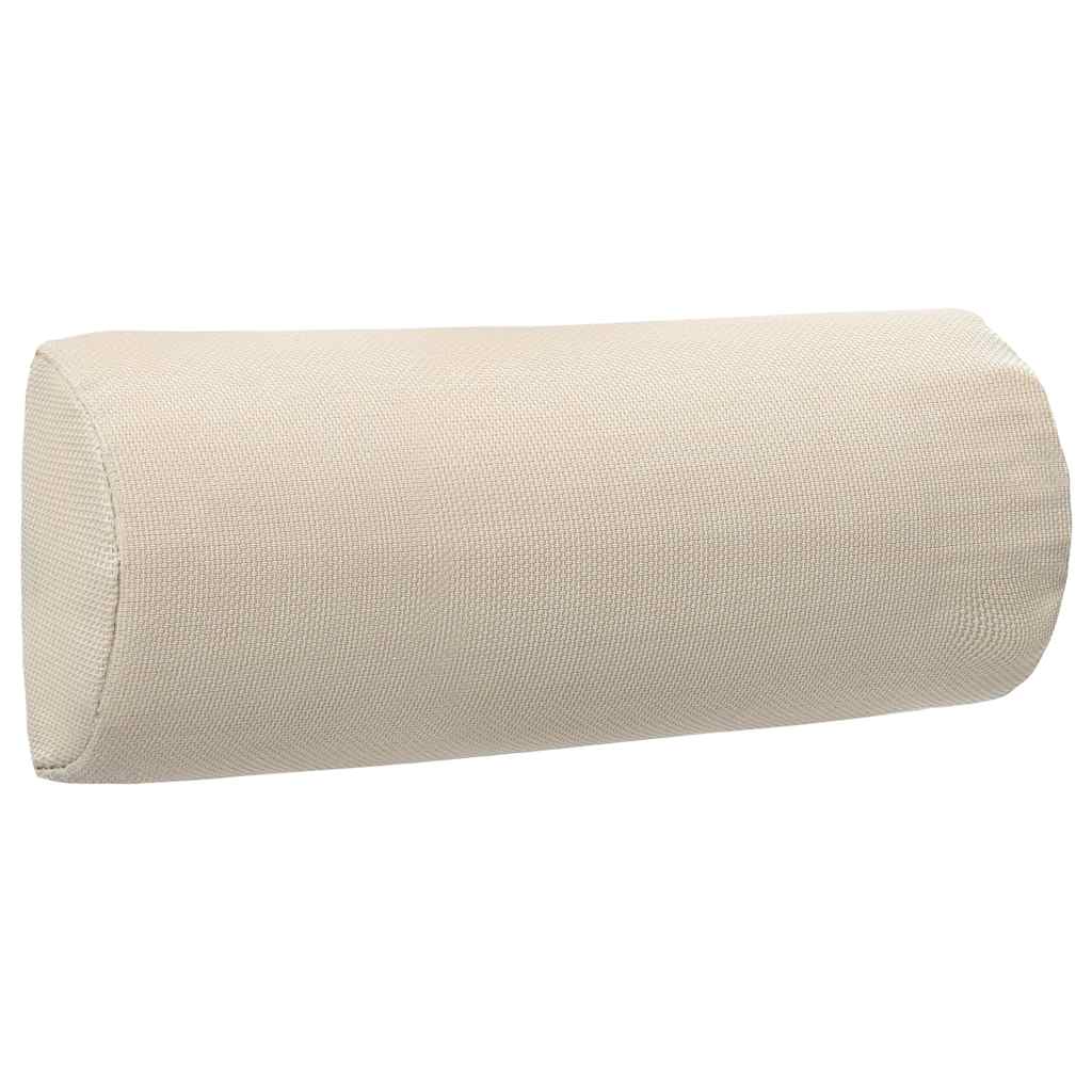 Kopfstütze für Liegestuhl Cremeweiß 40 x 7,5 x 15 cm Textilene