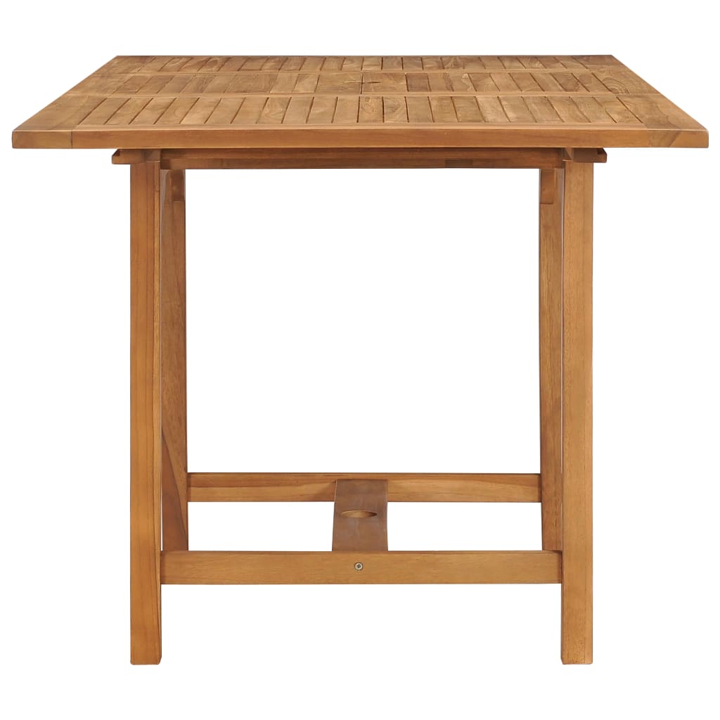 Gartentisch Ausziehbar (110-160)x80x75 cm Massivholz Teak